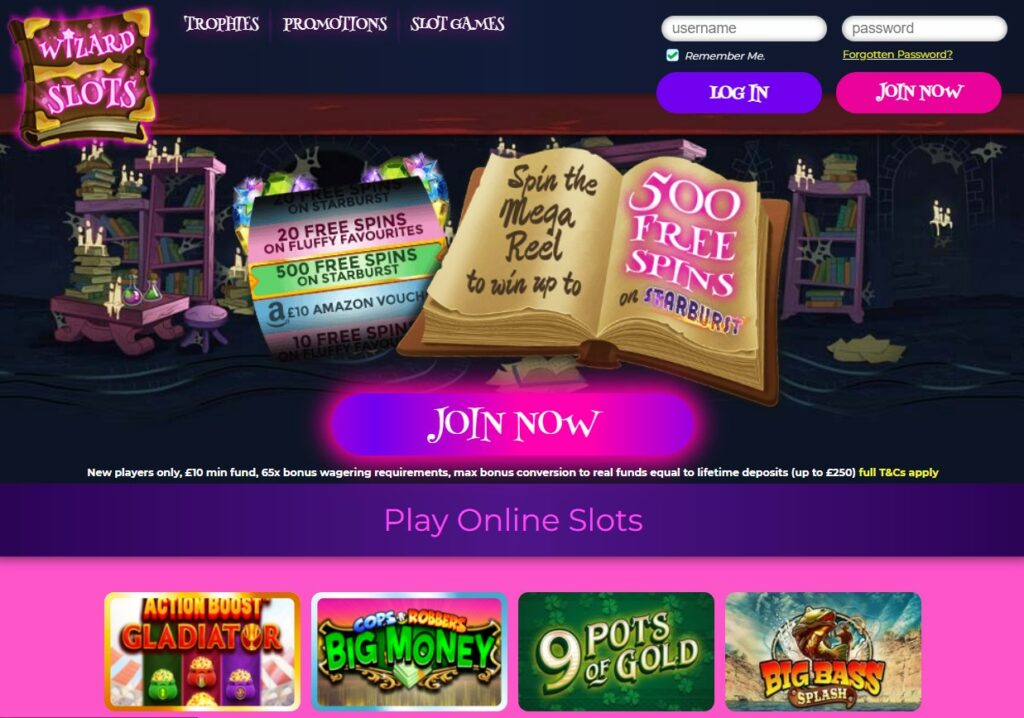 Wizard Slots Reviews