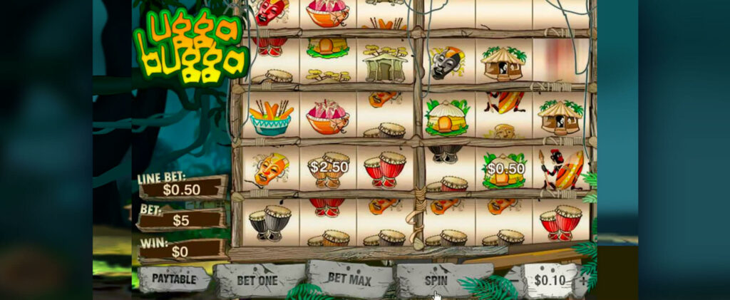Ugga Bugga Slot Machine Gameplay