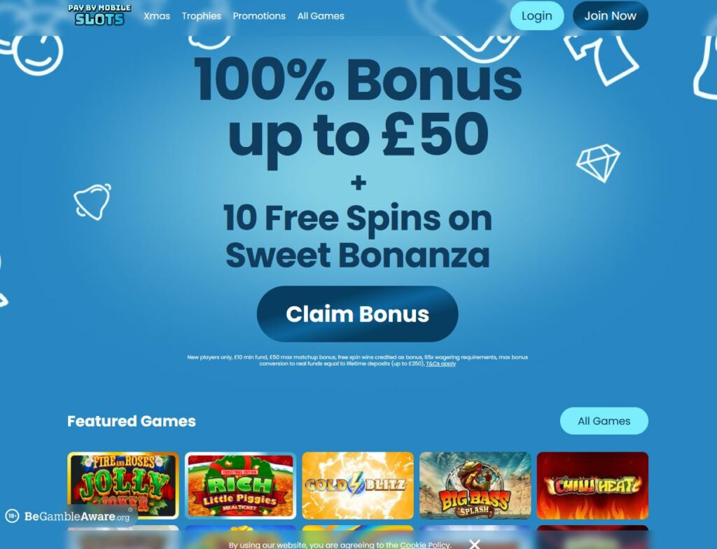 Pay By Mobile Slots Reviews