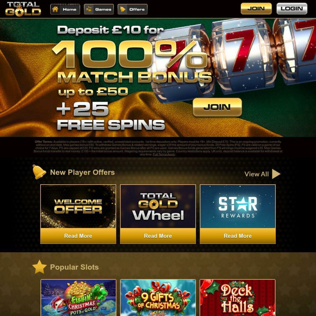 Total Gold Casino Review