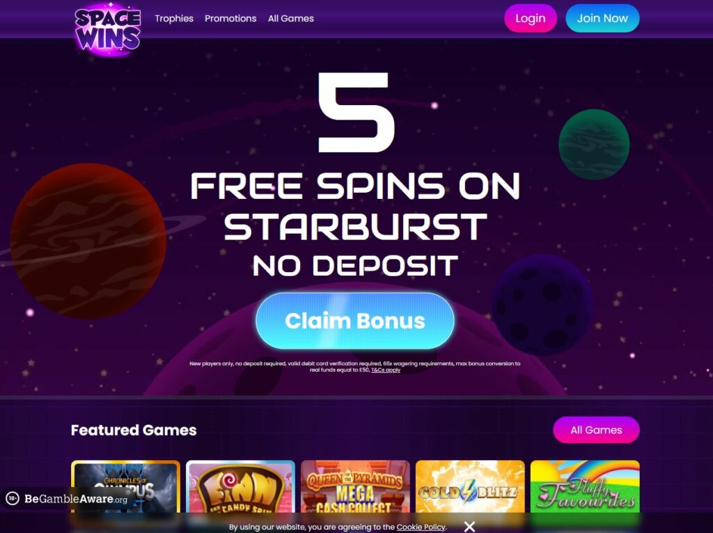 Space Wins Casino Review