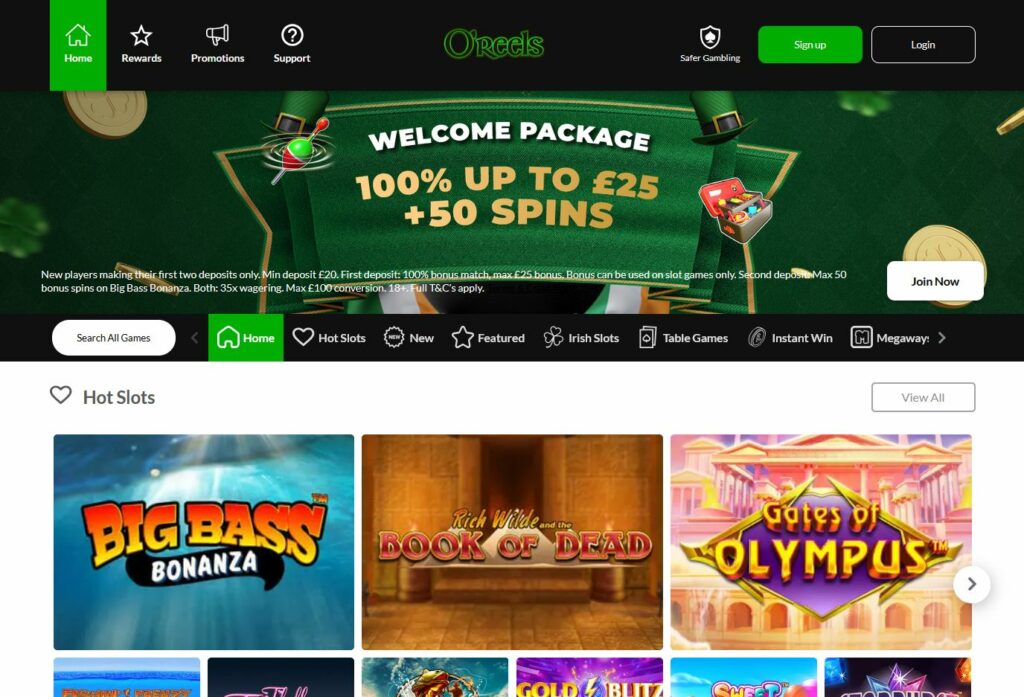 O'Reels Casino Reviews