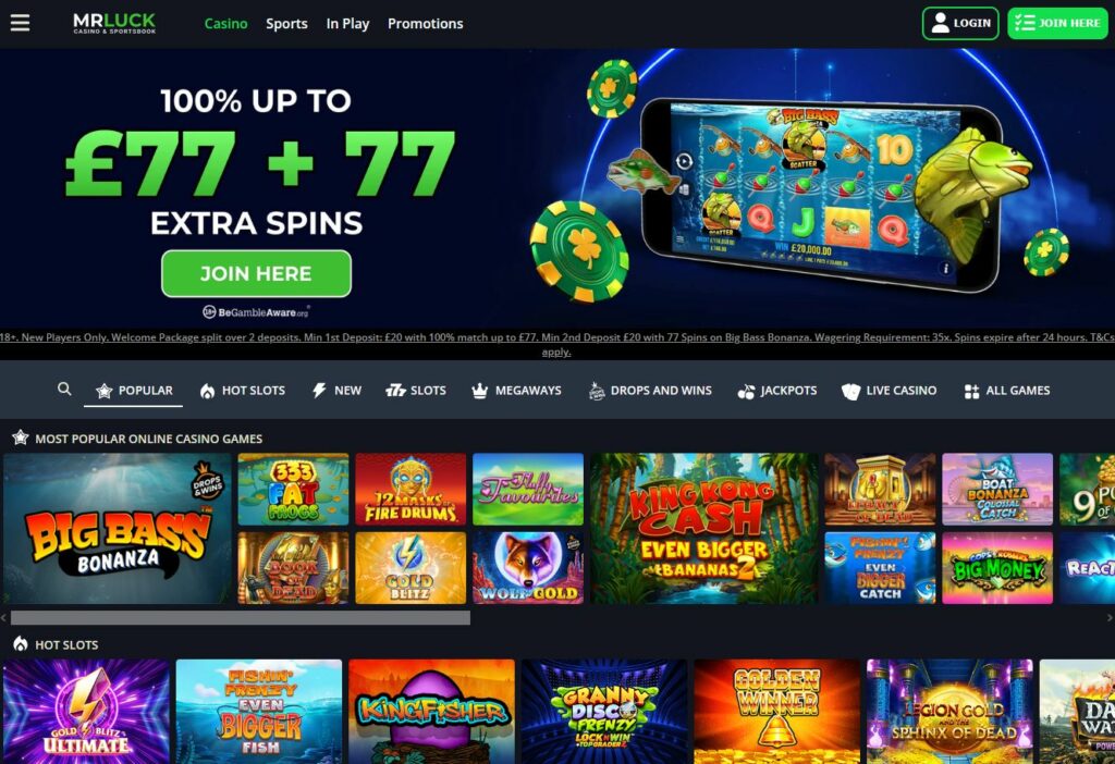 Mr Luck Casino Reviews